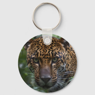 Chaveiro "Caçador Silencioso: O Jaguar gaba a floresta"