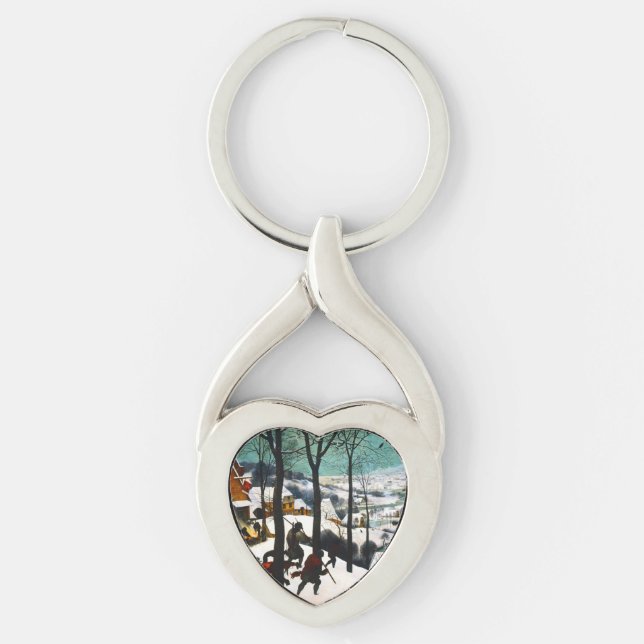 Chaveiro Caçadores na Paisagem da Neve Pieter Bruegel (Frente)