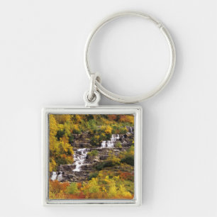 Chaveiro Cachoeira abaixo do Mt Cannon no Glacier National