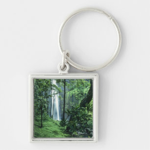 Chaveiro Cachoeira Hanakapiai ao longo da Costa Na Pali, Ka