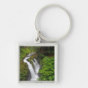 Chaveiro Cachoeira Sol Duc no Parque Nacional Olímpico em