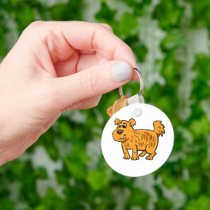 Chaveiro Cachorrinho Laranja Desgrenhado