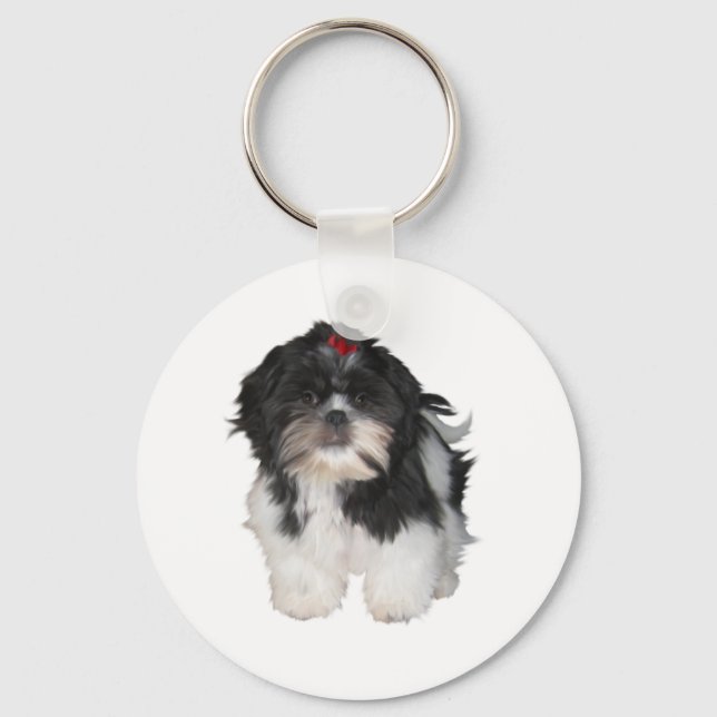 Chaveiro Cachorrinhos Shitzu Shih Tzu (Frente)