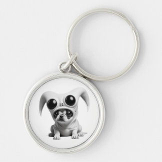 Chaveiro Cachorro alienígena engraçado
