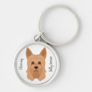 Chaveiro Cachorro Aterrorizante Australiano Silky