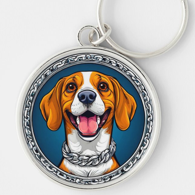 Chaveiro Cachorro Beagle fofo (Frente)