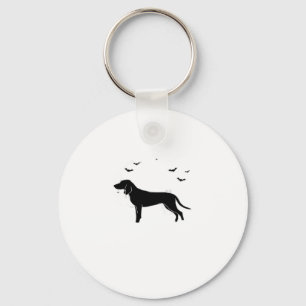 Chaveiro Cachorro Bluetick � Silhueta da Lua do Halloween T