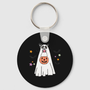 Chaveiro Cachorro Border Collie Preto E Branco Boo Hallowee