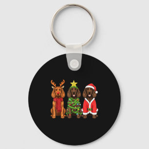 Chaveiro Cachorro Boykin Spaniel Natal Papai Noel Rena