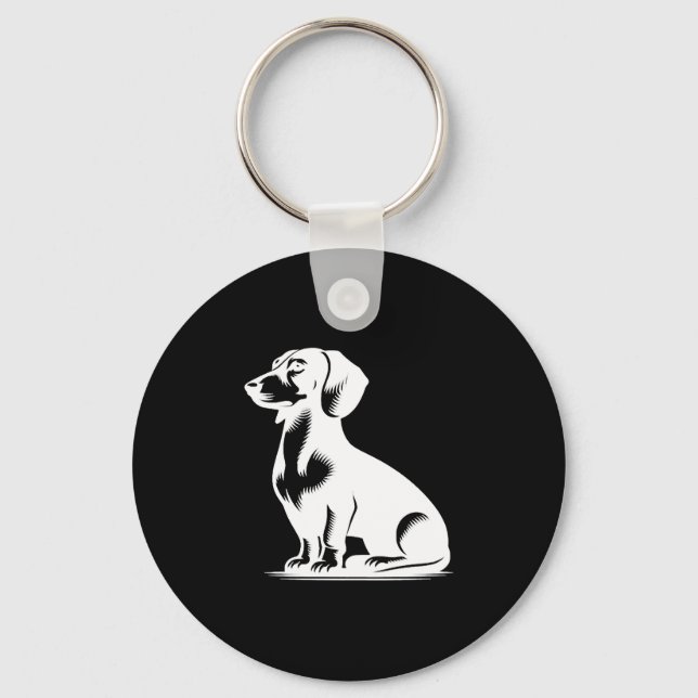 Chaveiro Cachorro-Caçador-Na moda (Frente)