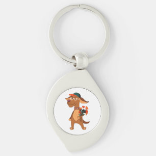 Chaveiro Cachorro, Cachorro de Cartoon, Natureza
