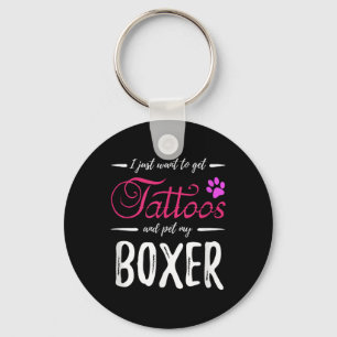 Chaveiro Cachorro Cachorro Lover Tatuagem Camisa Engraçada 