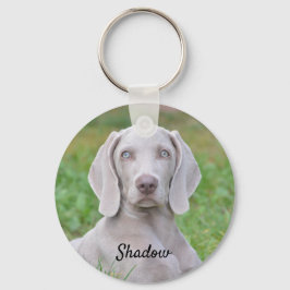 Chaveiro Cachorro-Cachorro Personalizado do Weimaraner