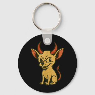 Chaveiro Cachorro Chihuahua engraçado de Halloween