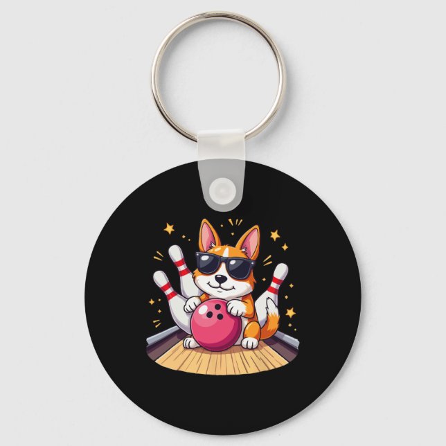 Chaveiro Cachorro Cortado Com Pulmões Cachorro Jogando Boli (Frente)