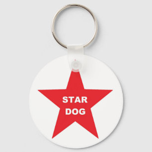 Chaveiro Cachorro da Cadeia-Chave na Estrela Vermelha