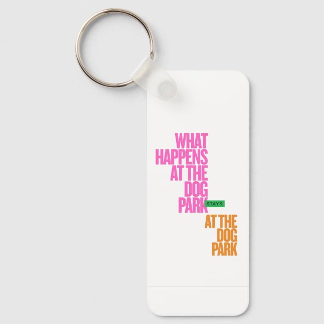 Chaveiro Cachorro de estimação ama engraçado (Frente)