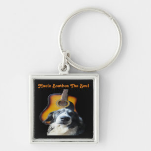 Chaveiro Cachorro de Guitarra Chave