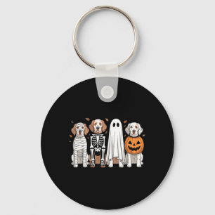 Chaveiro Cachorro de Halloween de Abóbora Setter Inglês Fan