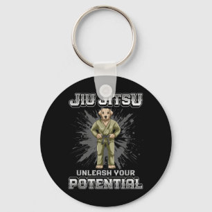 Chaveiro Cachorro de Jiu Jitsu Brasileiro MMA e Grappling B