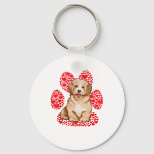 Chaveiro Cachorro Dia de os namorados Havanês Apaixonado