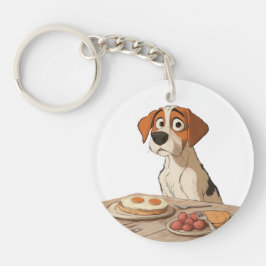 Chaveiro Cachorro do café da manhã