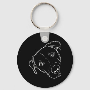 Chaveiro Cachorro Engraçado Black Mouth Cur
