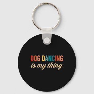 Chaveiro Cachorro Engraçado Dançando Para Cachorro Mãe Ou P