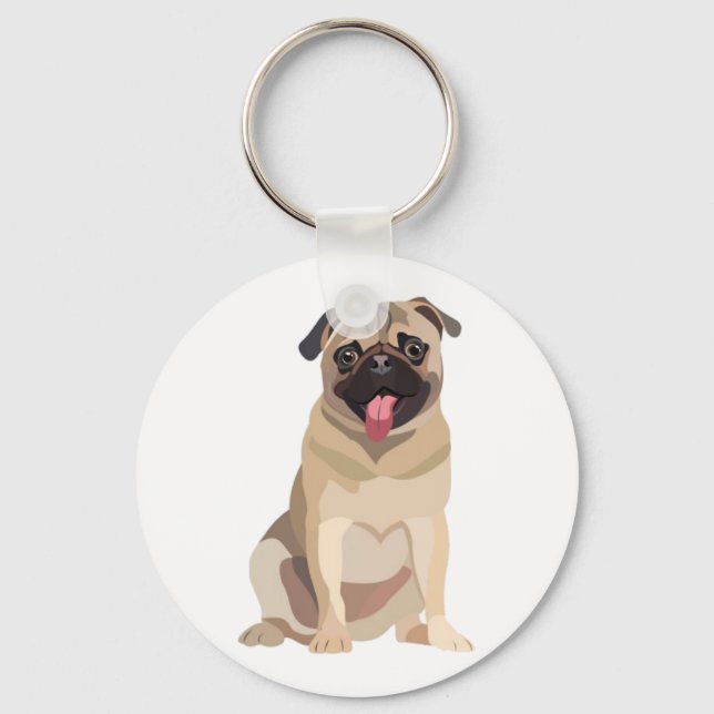 Chaveiro Cachorro Engraçado Pet Lover | Presente Para O Pão (Frente)