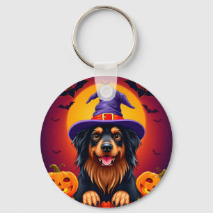 Chaveiro Cachorro fofo de Halloween