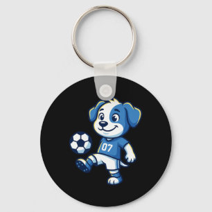 Chaveiro Cachorro Fofo Filhote Jogando Futebol Cachorros Fi