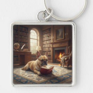 Chaveiro Cachorro francês fofo