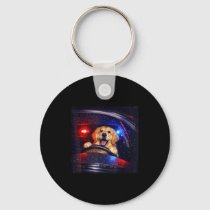 Chaveiro Cachorro golden retriever engraçado dirigindo meme