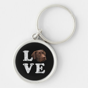 Chaveiro Cachorro I Love Chocolate Labrador Retriever
