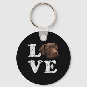 Chaveiro Cachorro   I Love Chocolate Labrador Retriever