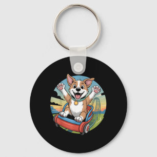 Chaveiro Cachorro Labrador Montanha-Russa Engraçado Meme Cã