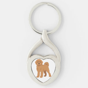Chaveiro Cachorro mestiço Cockapoo