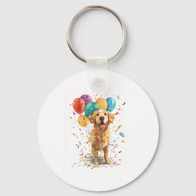 Chaveiro Cachorro Palhaço Retriever � Cachorro de Circo com (Frente)