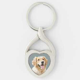 Chaveiro Cachorro Personalizado de Retriever de Ouro Desenh