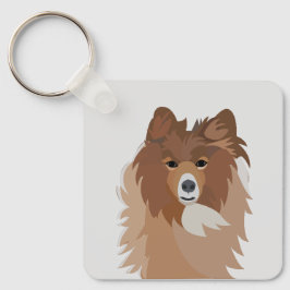 Chaveiro Cachorro Pet Sheltie Cachorro
