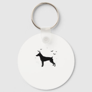 Chaveiro Cachorro Pinscher Alemão � Silhueta da Lua de Hall