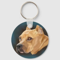 Cachorro Pitbull Vermelho