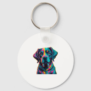 Chaveiro Cachorro Pop Art para adicionar diversão e cor ao