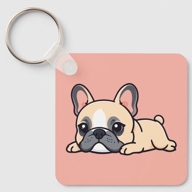 Chaveiro Cachorro pug (Frente)
