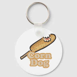 Chaveiro cachorro-quente de milho