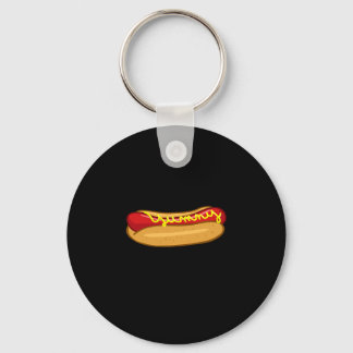 Chaveiro Cachorro quente engraçado amante de cachorro quent