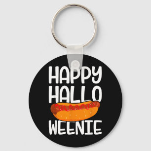 Chaveiro Cachorro-Quente Feliz de Halloween
