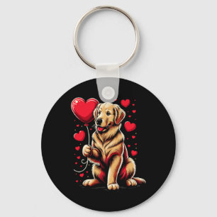 Chaveiro Cachorro Retriever Dourado Dia dos Namorados Dono