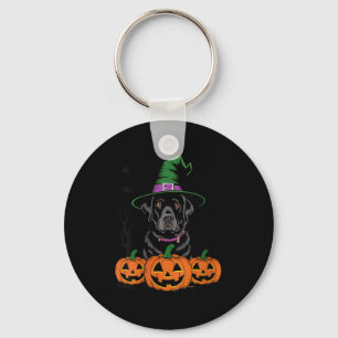 Chaveiro Cachorro Retriever Labrador Preto de Halloween Fem