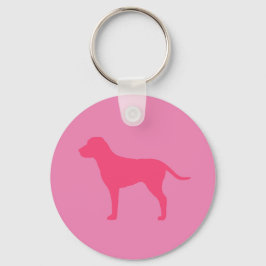 Chaveiro Cachorro Rosa